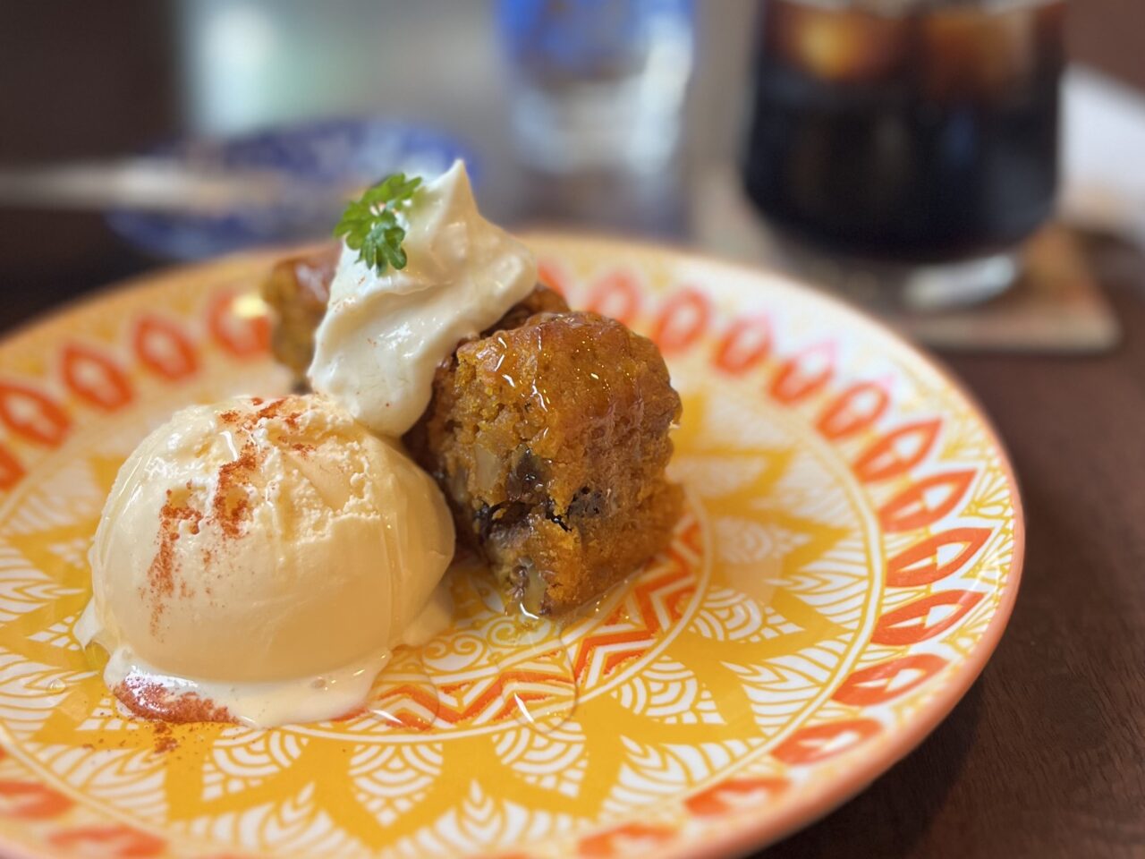 タピコカフェのキャロットケーキ