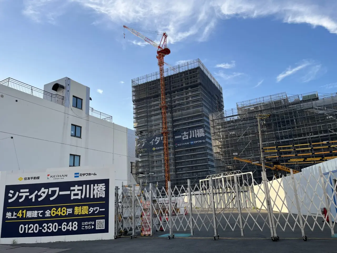 2025年7月古川橋駅前北側