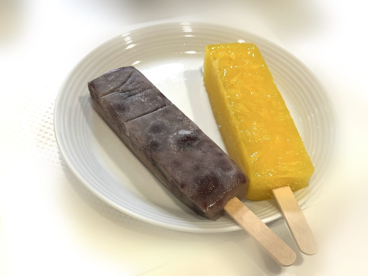 御菓子司つくしのみかんとあずきのくずバー