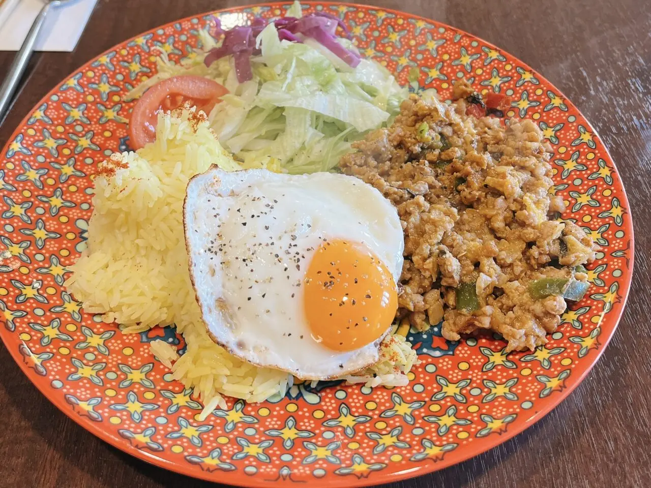 タピコカフェのガパオライス