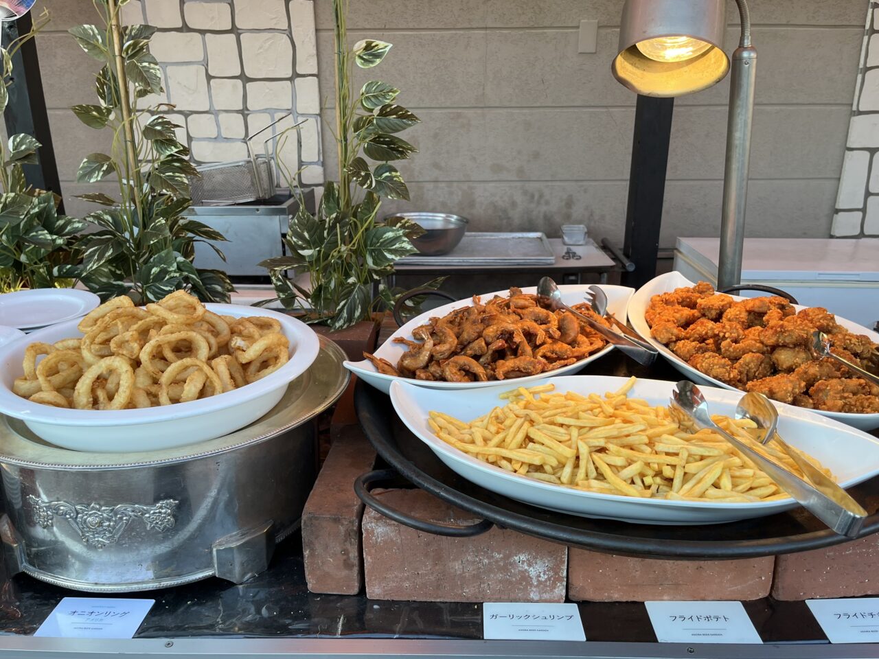 ホテルアゴーラビアガーデン料理